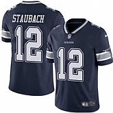 Nike Dallas Cowboys #12 Roger Staubach Navy Blue Team Color NFL Vapor Untouchable Limited Jersey,baseball caps,new era cap wholesale,wholesale hats